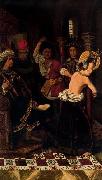 Bartolome Bermejo The flagellation of Saint Engratia USA oil painting artist